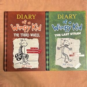 Diary of the Wimpy kid books 3 and 7 hardcover